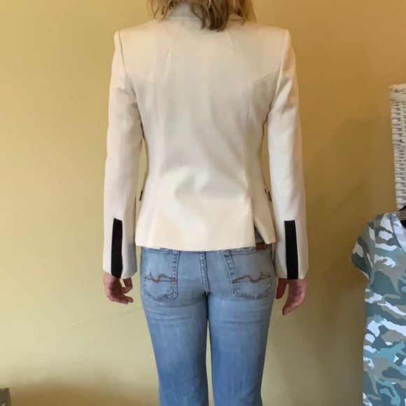 Cream and Black Blazer - Picture 2 of 2